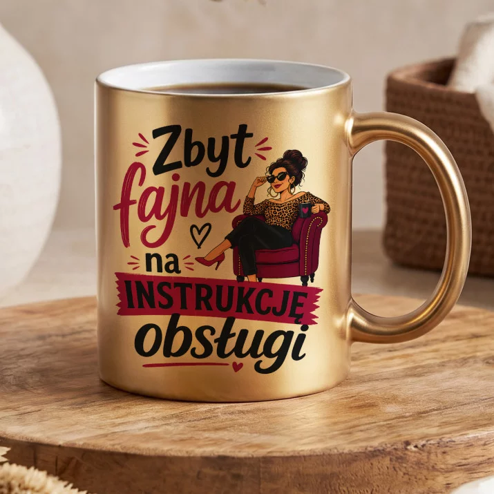 Złoty Kubek Na 50 Urodziny Prezent Dla 50 Latki Kobiety: Pewna Siebie Dama Złoty Kubek Na 50 Urodziny Prezent Dla 50 Latki Kobiety: Pewna Siebie Dama
