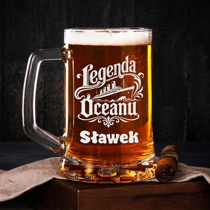 Kufel Personalizowany z Grawerem Dla Fana Titanica Prezent Dla Mężczyzny: Morska Legenda Kufel Personalizowany z Grawerem Dla Fana Titanica Prezent Dla Mężczyzny: Morska Legenda
