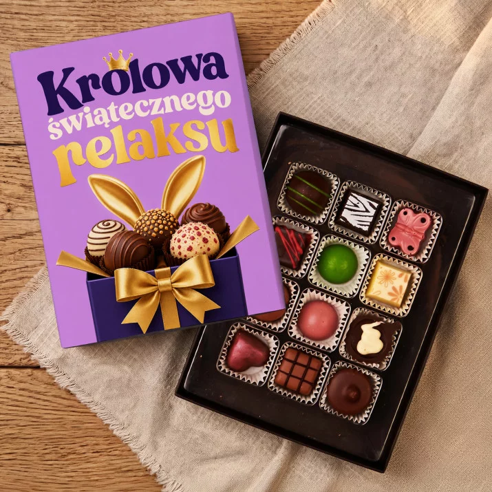 Czekoladki Na Wielkanoc Prezent Dla Kobiety: Królowa Świątecznego Relaksu Czekoladki Na Wielkanoc Prezent Dla Kobiety: Królowa Świątecznego Relaksu