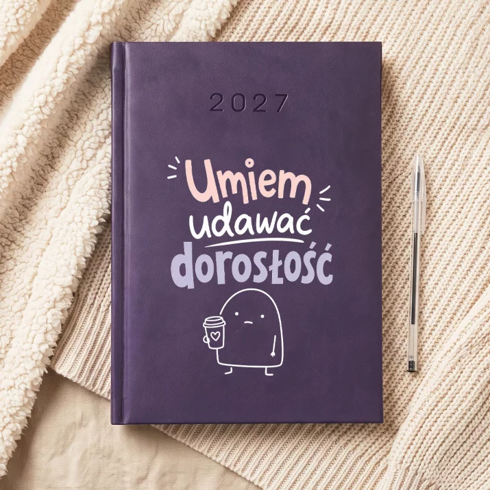 Kalendarz Książkowy A5 2027 Dla Dwudziestolatki Prezent Na 20 Urodziny Dla Kobiety: Udawana Dorosłość Kalendarz Książkowy A5 2027 Dla Dwudziestolatki Prezent Na 20 Urodziny Dla Kobiety: Udawana Dorosłość