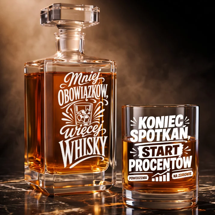 Zestaw Do Whisky Na Pożegnanie Prezent Dla Mężczyzny: Toast Z Humorem Zestaw Do Whisky Na Pożegnanie Prezent Dla Mężczyzny: Toast Z Humorem