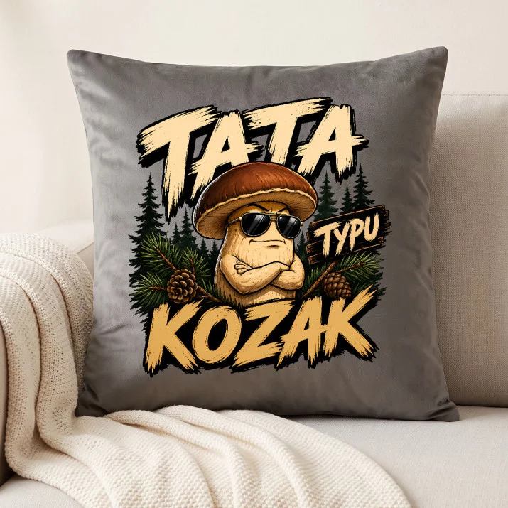 Poduszka Dekoracyjna Dla Taty Prezent Na Dzień Ojca Dla Mężczyzny: Tata Typu Kozak Poduszka Dekoracyjna Dla Taty Prezent Na Dzień Ojca Dla Mężczyzny: Tata Typu Kozak