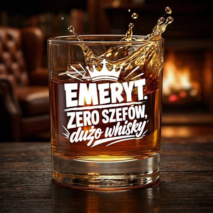 Szklanka Do Whisky Dla Emeryta Prezent Na Emeryturę Dla Mężczyzny: Emeryt. Zero Szefów, Szklanka Do Whisky Dla Emeryta Prezent Na Emeryturę Dla Mężczyzny: Emeryt. Zero Szefów,