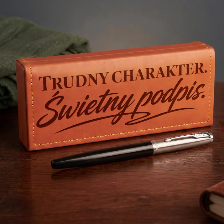 Pióro Wieczne Parker W Etui Dla Faceta Prezent Dla Mężczyzny: Trudny Charakter Pióro Wieczne Parker W Etui Dla Faceta Prezent Dla Mężczyzny: Trudny Charakter