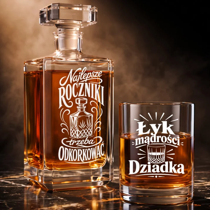 Zestaw Do Whisky Dla Dziadka Prezent Na Dzień Dziadka Dla Mężczyzny: Humor Z Klasą Zestaw Do Whisky Dla Dziadka Prezent Na Dzień Dziadka Dla Mężczyzny: Humor Z Klasą