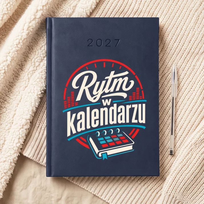 Kalendarz Książkowy A5 2027 Dla Dj Prezent Dla Mężczyzny: Rytm I Czas
