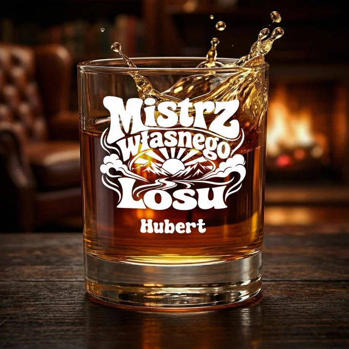Szklanki Do Whisky z Grawerem Dla Niego Prezent Na Walentynki Dla Mężczyzny: Mistrz Własnego Losu Szklanki Do Whisky z Grawerem Dla Niego Prezent Na Walentynki Dla Mężczyzny: Mistrz Własnego Losu