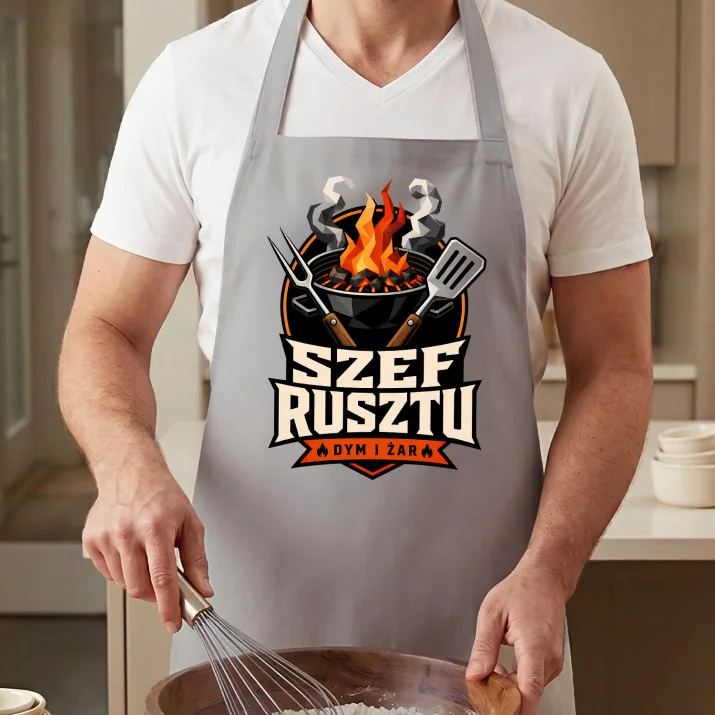 Fartuch Dla Mężczyzny Prezent Dla Mężczyzny: Szef Rusztu