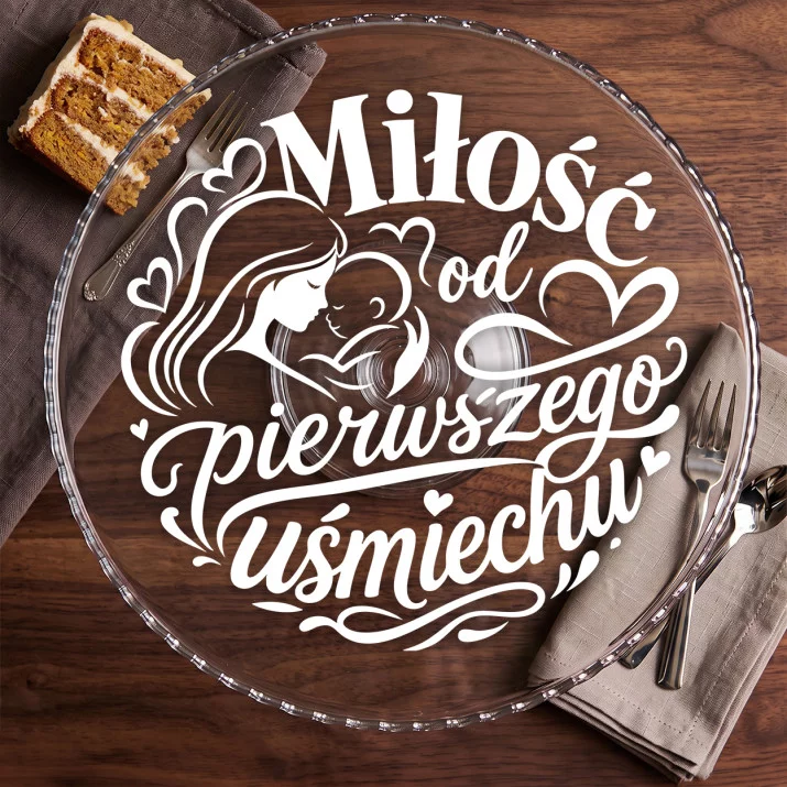 Patera Na Ciasto Na Narodziny Dziecka Prezent Dla Kobiety: Pierwszy Uśmiech