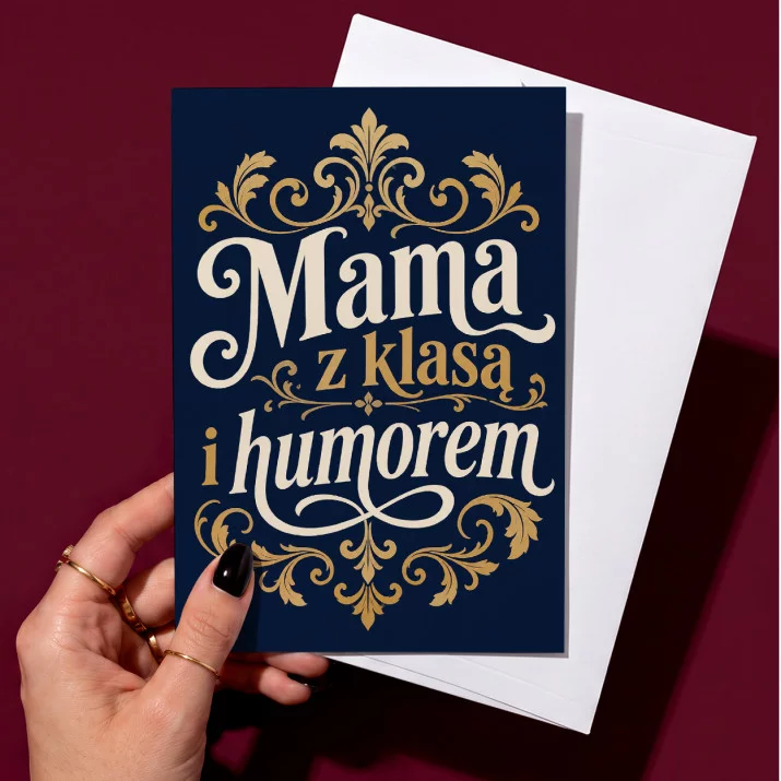 Kartka z Życzeniami Dla Mamy Chłopaka Na Dzień Mamy Dla Kobiety: Barokowy Urok Rodzinny Kartka z Życzeniami Dla Mamy Chłopaka Na Dzień Mamy Dla Kobiety: Barokowy Urok Rodzinny