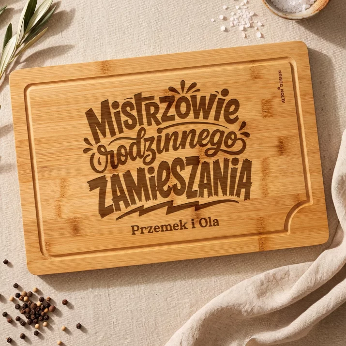 Deska Do Krojenia z Grawerem Dla Cioci I Wujka Prezent Dla Pary: Mistrzowie Rodzinnego Deska Do Krojenia z Grawerem Dla Cioci I Wujka Prezent Dla Pary: Mistrzowie Rodzinnego