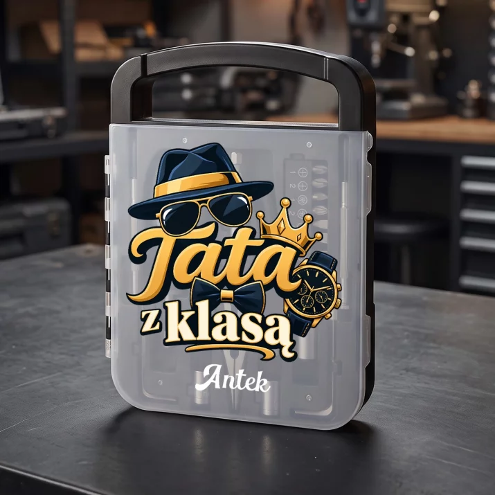 Zestaw Narzędzi Na Dzień Taty Prezent Dla Taty Mężczyzny: Tata Z Klasą Zestaw Narzędzi Na Dzień Taty Prezent Dla Taty Mężczyzny: Tata Z Klasą