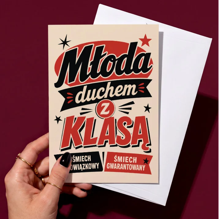 Kartka z Życzeniami Na 50 Urodziny Dla 50 Latki Kobiety: Kobieca Retro Elegancja Kartka z Życzeniami Na 50 Urodziny Dla 50 Latki Kobiety: Kobieca Retro Elegancja
