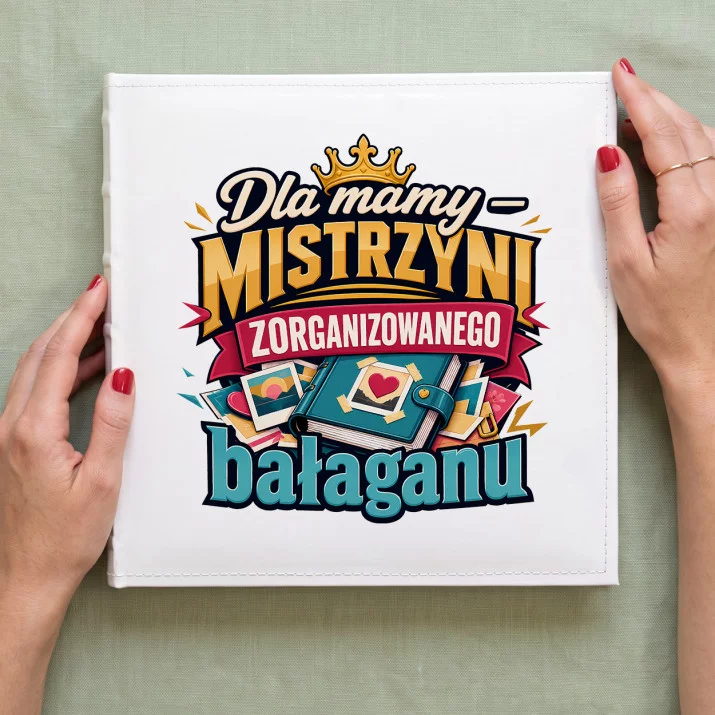 Album Na Zdjęcia Tradycyjny Na Dzień Mamy Prezent Dla Mamy Kobiety: Zorganizowany Chaos