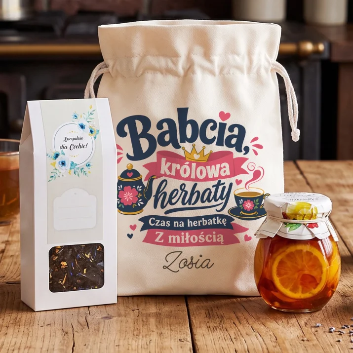 Zestaw Herbaciany Dla Babci Prezent Na Dzień Babci Dla Kobiety: Herbaciana Babcia Zestaw Herbaciany Dla Babci Prezent Na Dzień Babci Dla Kobiety: Herbaciana Babcia