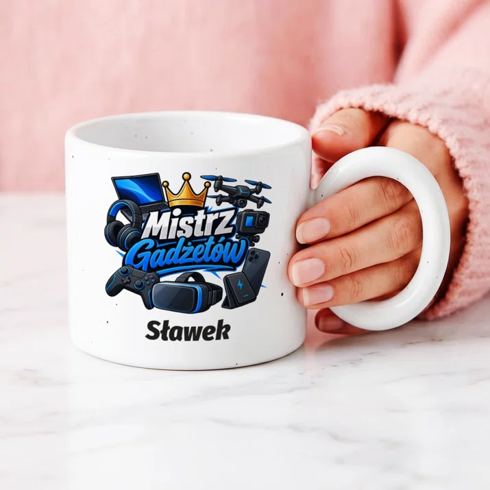 Kubek Premium Dla Gadżeciarza Prezent Dla Mężczyzny: Mistrz Gadżetów