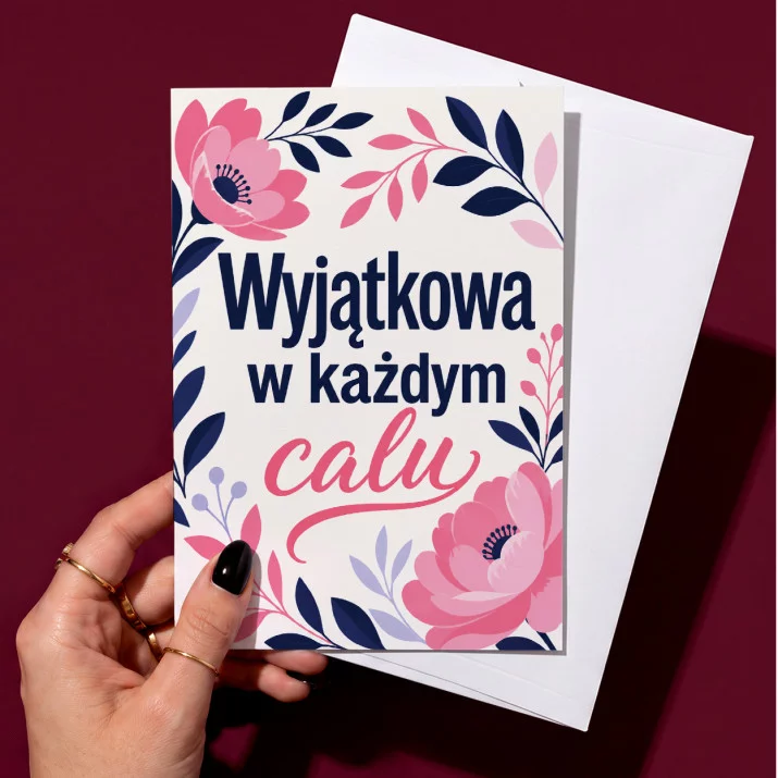 Kartka z Życzeniami Na Imieniny Dla Kobiety: Subtelna Elegancja Kartka z Życzeniami Na Imieniny Dla Kobiety: Subtelna Elegancja