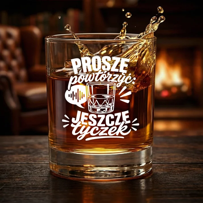 Szklanka Do Whisky Dla Logopedy Prezent Dla Mężczyzny: Proszę Powtórzyć - Whisky Szklanka Do Whisky Dla Logopedy Prezent Dla Mężczyzny: Proszę Powtórzyć - Whisky