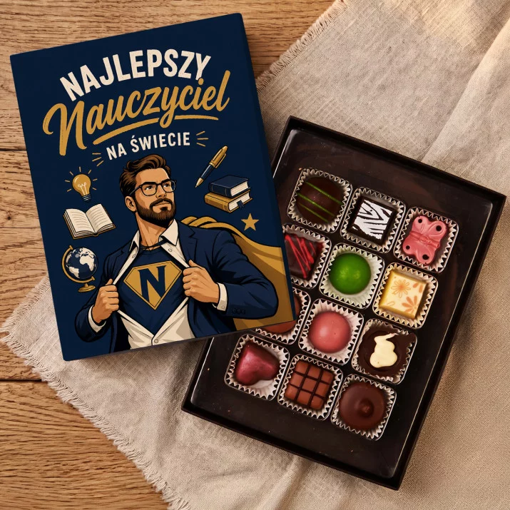 Czekoladki Na Dzień Nauczyciela Prezent Dla Nauczyciela Mężczyzny: Najlepszy Nauczyciel