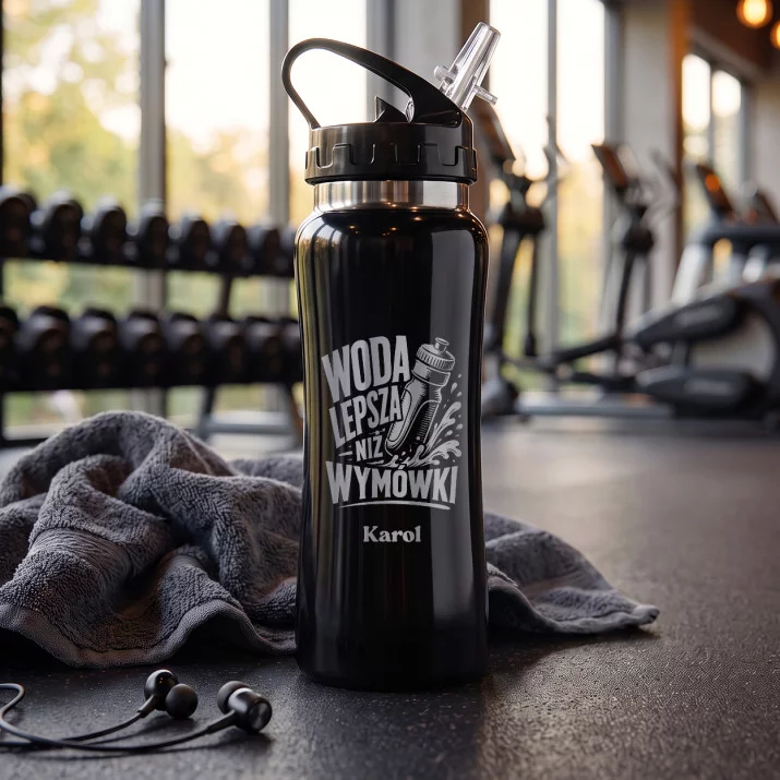 Bidon Z Grawerem Dla Biegacza Prezent Dla Mężczyzny: Biegowy Napęd Bidon Z Grawerem Dla Biegacza Prezent Dla Mężczyzny: Biegowy Napęd