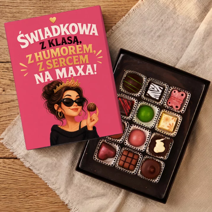 Czekoladki Dla Świadkowej Prezent Dla Kobiety: Świadkowa Na Maxa Czekoladki Dla Świadkowej Prezent Dla Kobiety: Świadkowa Na Maxa