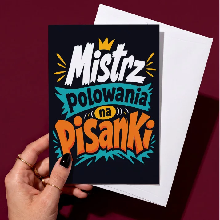 Kartka z Życzeniami Na Wielkanoc Dla Mężczyzny: Polowanie Na Pisanki Kartka z Życzeniami Na Wielkanoc Dla Mężczyzny: Polowanie Na Pisanki