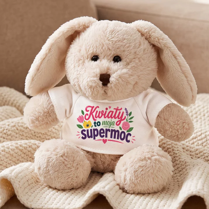 Pluszak Maskotka Dla Florystki Prezent Dla Kobiety: Supermoc Florystki