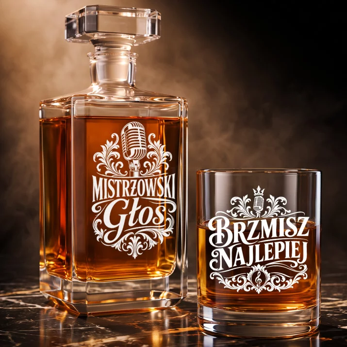 Zestaw Do Whisky Dla Wokalisty Prezent Dla Mężczyzny: Mistrzowski Głos