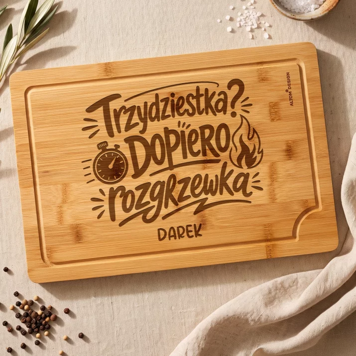 Deska Do Krojenia z Grawerem Na 30 Prezent Na 30 Urodziny Dla Mężczyzny: Trzydziestka? Dopiero Deska Do Krojenia z Grawerem Na 30 Prezent Na 30 Urodziny Dla Mężczyzny: Trzydziestka? Dopiero