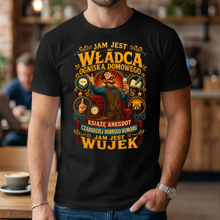 Koszulka Męska Dla Wujka Prezent Dla Mężczyzny: Władca Rodzinnych