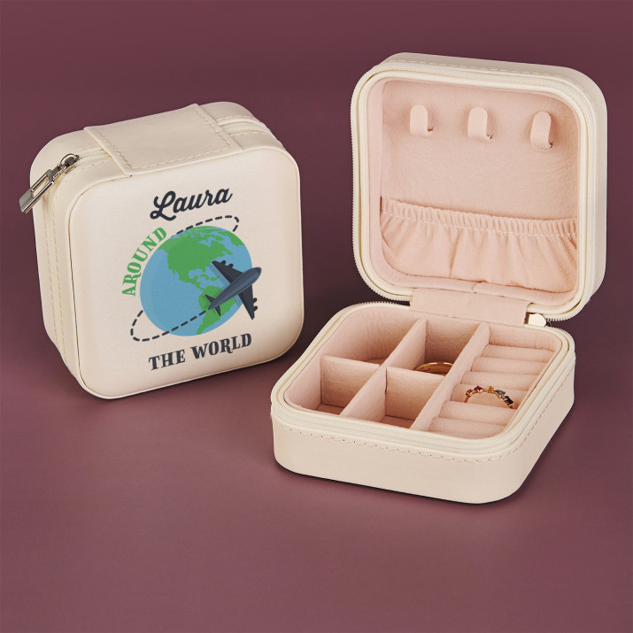 Around the world - Podróżna szkatułka na biżuterię