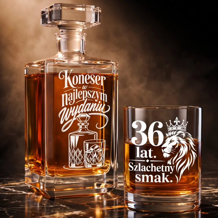 Zestaw Do Whisky Dla 36 Latka Prezent Na 35 Urodziny Dla Mężczyzny: Koneserska Elegancja Zestaw Do Whisky Dla 36 Latka Prezent Na 35 Urodziny Dla Mężczyzny: Koneserska Elegancja