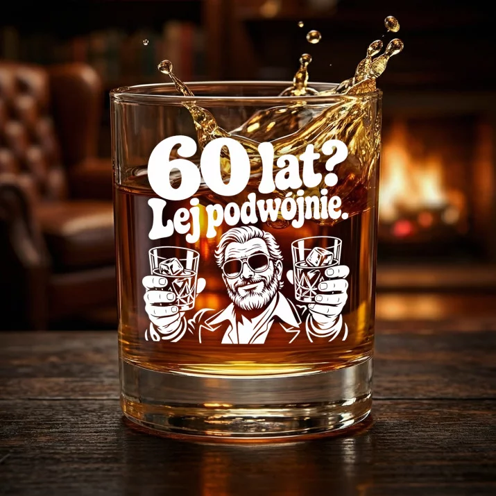 Szklanka Do Whisky Dla Mężczyzny 60 Lat Prezent Na 60 Urodziny Dla Mężczyzny: 60 Lat? Lej Podwójnie. Szklanka Do Whisky Dla Mężczyzny 60 Lat Prezent Na 60 Urodziny Dla Mężczyzny: 60 Lat? Lej Podwójnie.