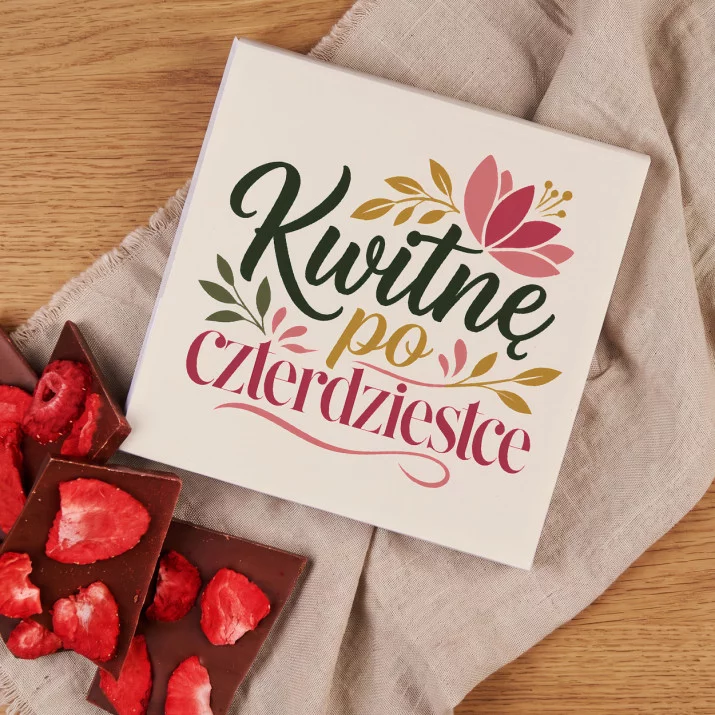 Czekolada Z Truskawkami Na 40 Urodziny Prezent Dla 40 Latki Kobiety: Elegancki Rozkwit Czekolada Z Truskawkami Na 40 Urodziny Prezent Dla 40 Latki Kobiety: Elegancki Rozkwit