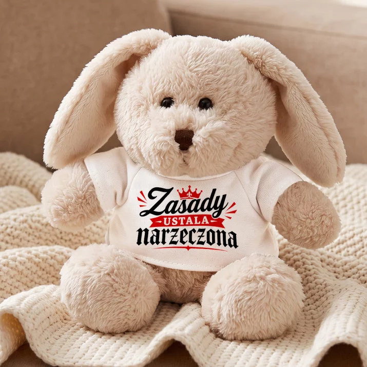 Pluszak Maskotka Dla Narzeczonej Prezent Na Dzień Dziewczyny Dla Kobiety: Manifest Narzeczonej