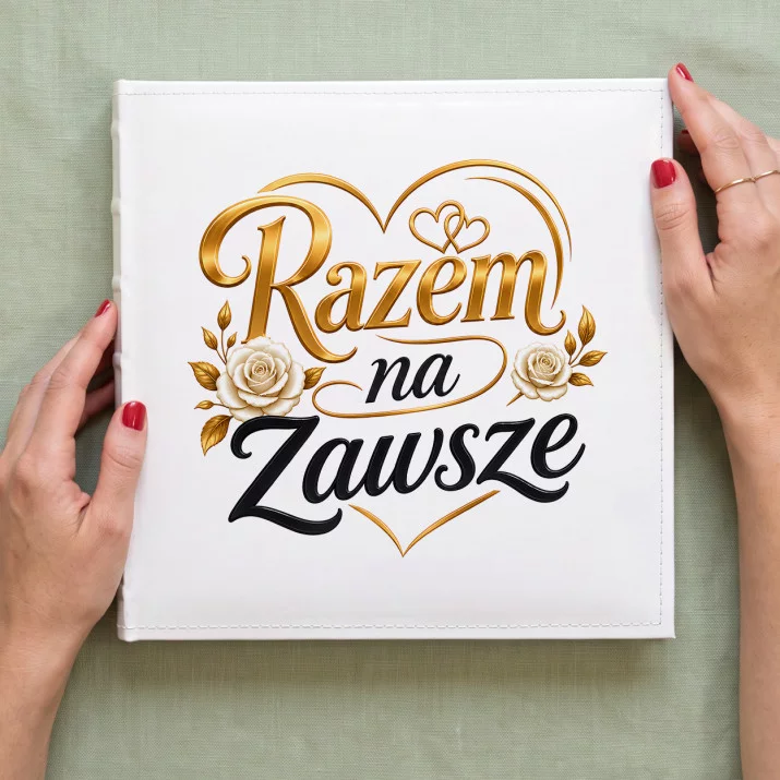 Album Na Zdjęcia Tradycyjny Na Ślub Prezent Dla Pary Młodej Pary: Minimalistyczna Elegancja