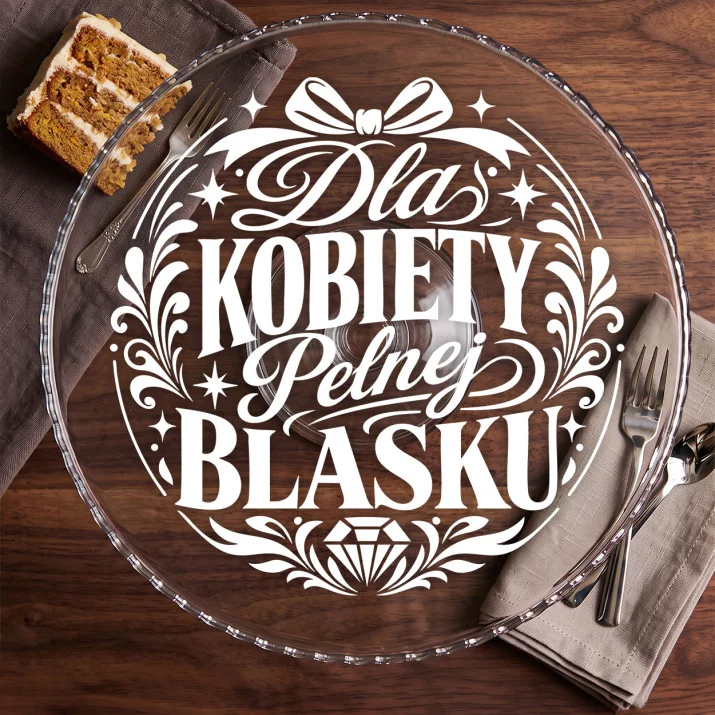 Patera Na Ciasto Na Mikołajki Prezent Dla Kobiety: Blask Kobiecości Patera Na Ciasto Na Mikołajki Prezent Dla Kobiety: Blask Kobiecości