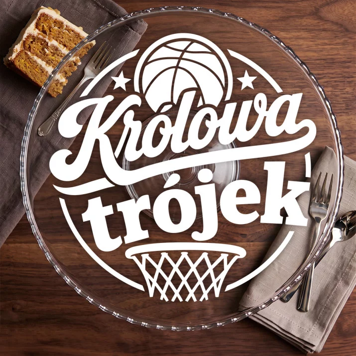Patera Na Ciasto Dla Koszykarki Prezent Dla Kobiety: Humorystyczna Patera Na Ciasto Dla Koszykarki Prezent Dla Kobiety: Humorystyczna