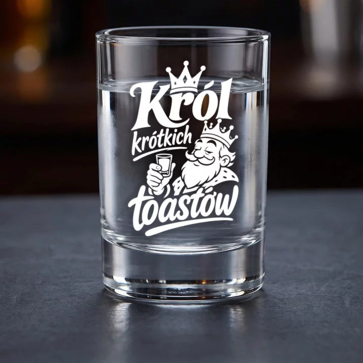Kieliszki Do Wódki Dla Starszego Mężczyzny Prezent Dla Mężczyzny: Król Toastów