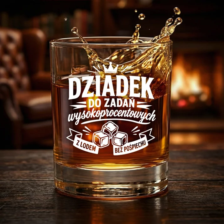 Szklanka Do Whisky Na Dzień Dziadka Prezent Dla Dziadka Mężczyzny: Dziadek Do Zadań Szklanka Do Whisky Na Dzień Dziadka Prezent Dla Dziadka Mężczyzny: Dziadek Do Zadań