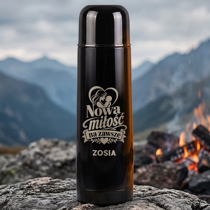 Termos Personalizowany Na Narodziny Dziecka Prezent Dla Kobiety: Nowa Miłość Na Zawsze