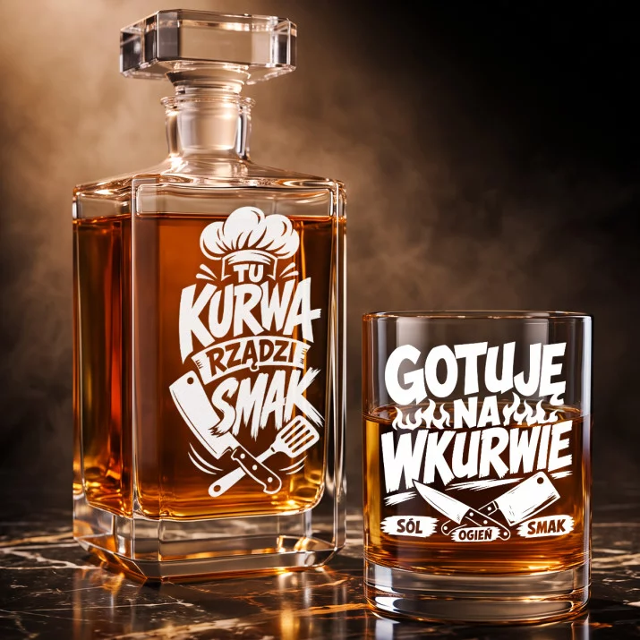 Zestaw Do Whisky Dla Kucharza Prezent Dla Mężczyzny: Bezczelna Kuchnia Zestaw Do Whisky Dla Kucharza Prezent Dla Mężczyzny: Bezczelna Kuchnia