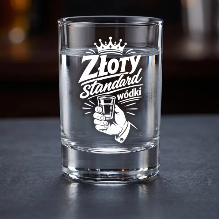 Kieliszki Do Wódki Na 50 Rocznicę Ślubu Prezent Dla Mężczyzny: Złoty Degustator Kieliszki Do Wódki Na 50 Rocznicę Ślubu Prezent Dla Mężczyzny: Złoty Degustator