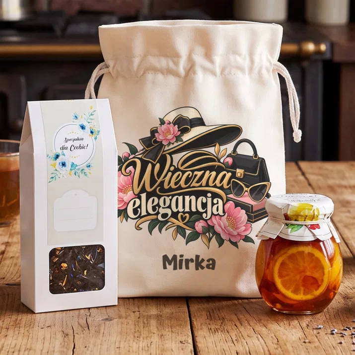 Zestaw Prezentowy z Herbatą Na 75 Urodziny Prezent Dla 75 Latki Kobiety: Wieczna Elegancja Zestaw Prezentowy z Herbatą Na 75 Urodziny Prezent Dla 75 Latki Kobiety: Wieczna Elegancja