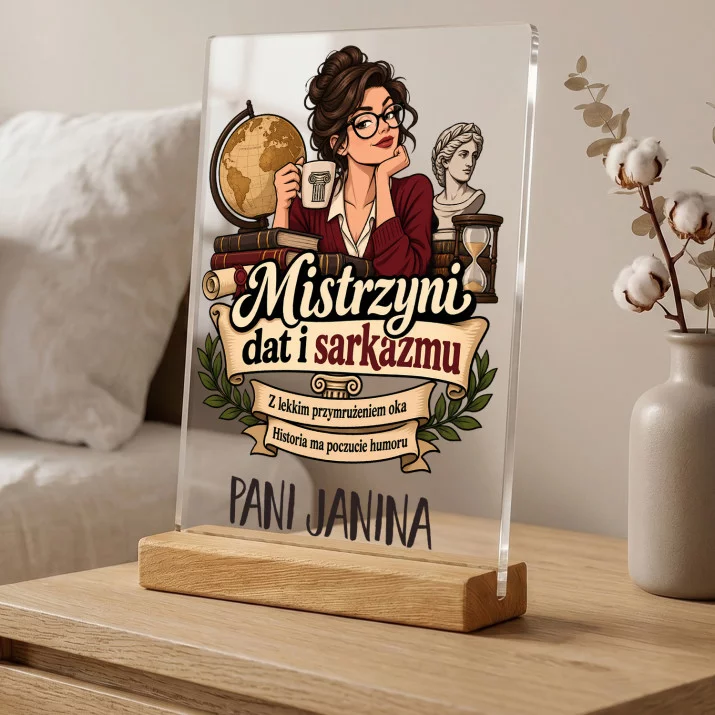 Druk Na Szkle Dla Nauczycielki Historii Prezent Na Dzień Nauczyciela Dla Kobiety: Mistrzyni Dat I Sarkazmu Druk Na Szkle Dla Nauczycielki Historii Prezent Na Dzień Nauczyciela Dla Kobiety: Mistrzyni Dat I Sarkazmu