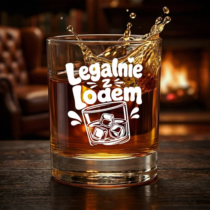 Szklanka Do Whisky Na 18 Prezent Dla Kobiety: Legalnie Z Lodem Szklanka Do Whisky Na 18 Prezent Dla Kobiety: Legalnie Z Lodem