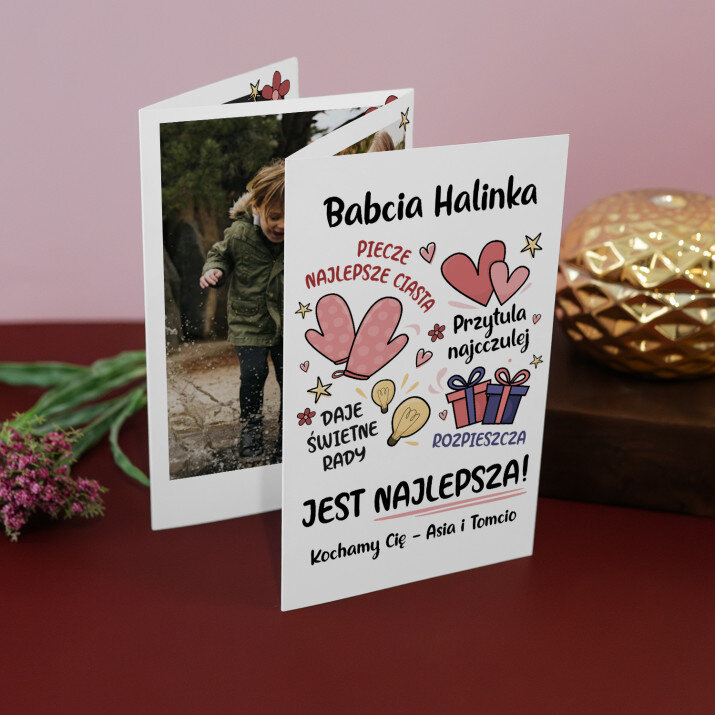 babcia jest najlepsza - Harmonijka ze zdjęć