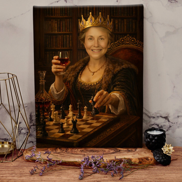 Babcia królowa gier - Królewski portret