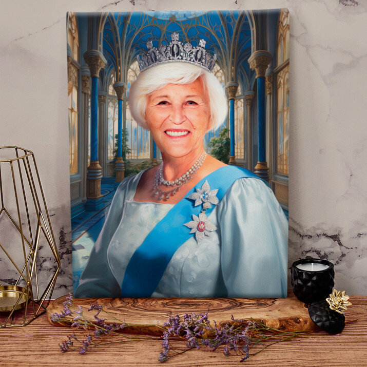 Babcia królowa - Królewski portret