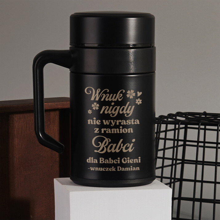 Babcia - Kubek termiczny 400 ml